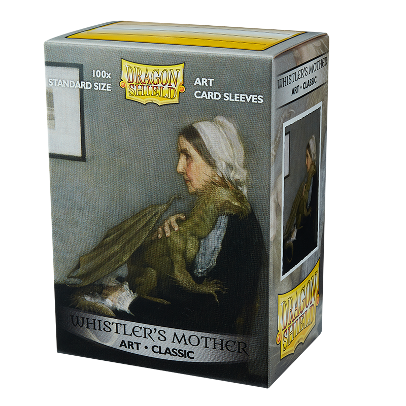 Dragon Shield Sleeve Art Classic Standard Size 100pcs &quot;Whistler&#39;s Mother&quot;