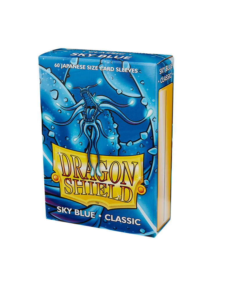 Dragon Shield Sleeve Classic Small Size 60pcs - Classic Sky Blue (Japanese Size)