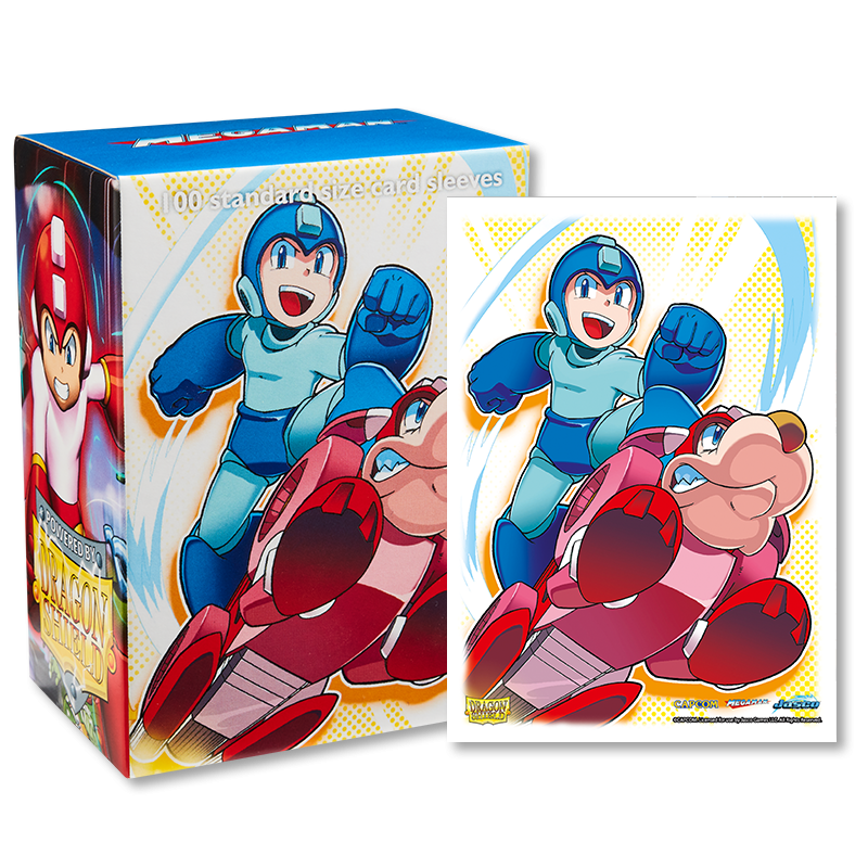Dragon Shield Sleeve Art Classic Standard Size 100pcs &quot;Mega Man &amp; Rush&quot;