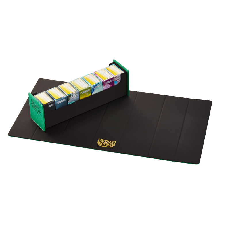 Dragon Shield Deck Box + Playmat Magic Carpet 500+ (Green/Black)