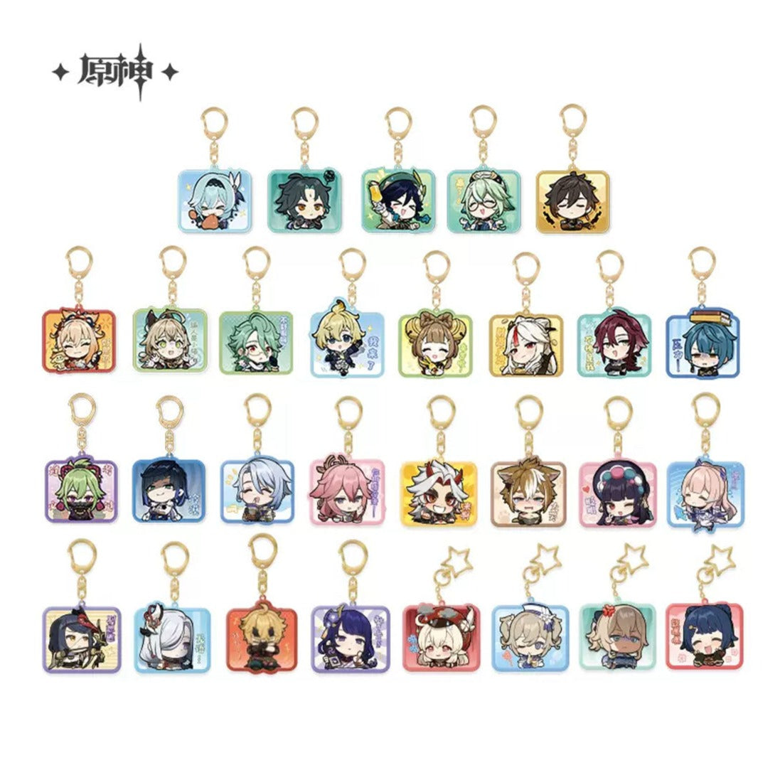 miHoYo Genshin Impact Chibi Stickers Acrylic Keychain Series Vol.2-Yao Yao-miHoYo-Ace Cards & Collectibles