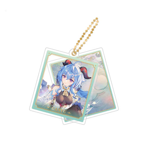 miHoYo Genshin Impact Slide Acrylic Keychain Series-Ganyu-miHoYo-Ace Cards &amp; Collectibles