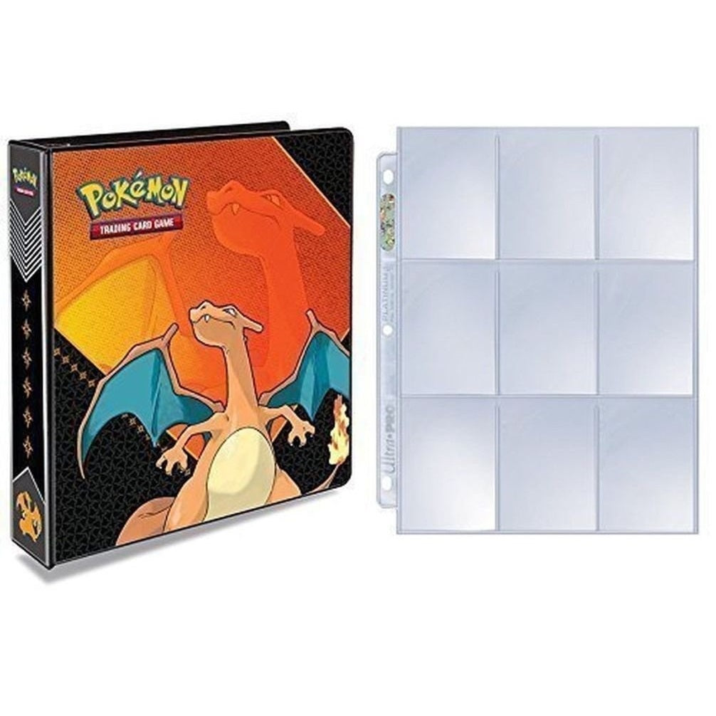 Ultra PRO Card Album Pokemon - D-Ring Binder "Charizard" - Antstop Ultra PRO Card Album Pokemon - D-Ring Binder "Charizard" - Antstop