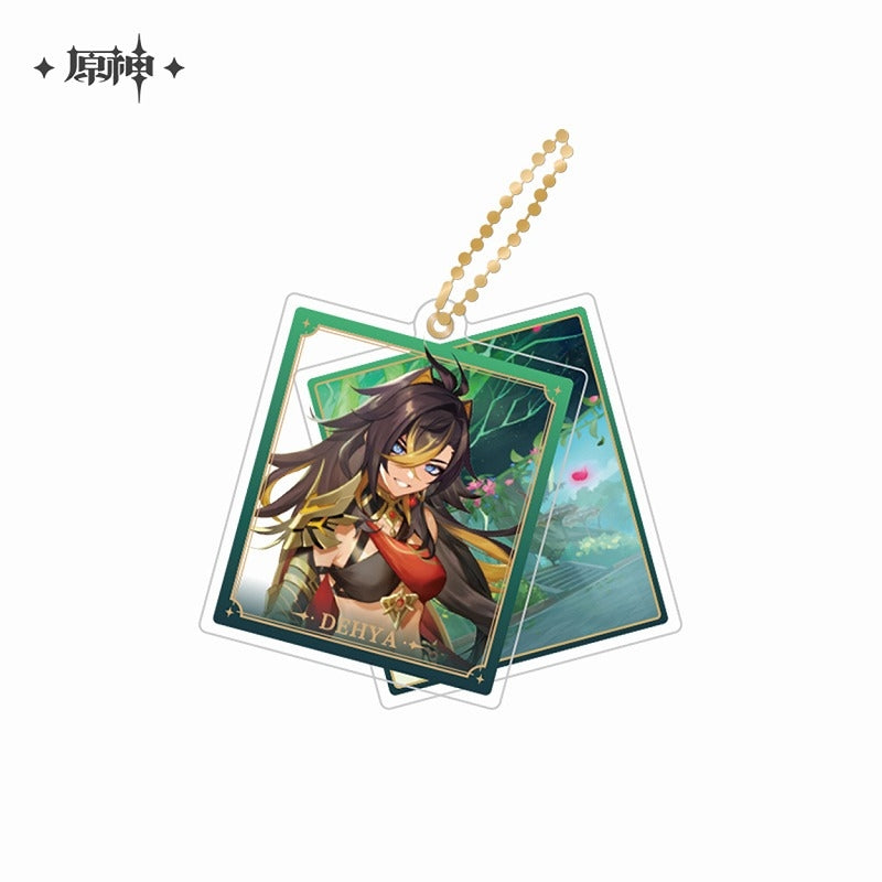 miHoYo Genshin Impact Slide Acrylic Keychain Series