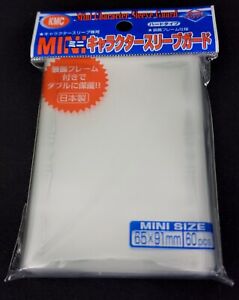 KMC Sleeve Character Sleeve Guard Mini Size 60pcs (Silver Frame)