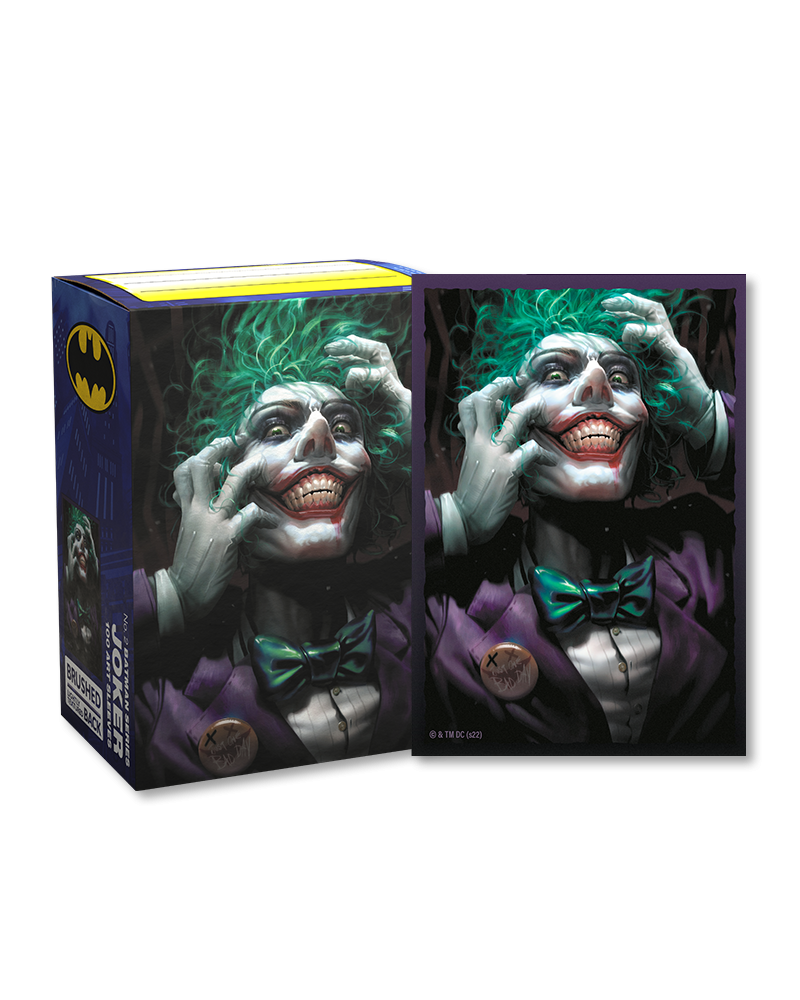 Dragon Shield Brushed Art Sleeves Standard Size 100pcs - The Joker-Series 1. 2/4