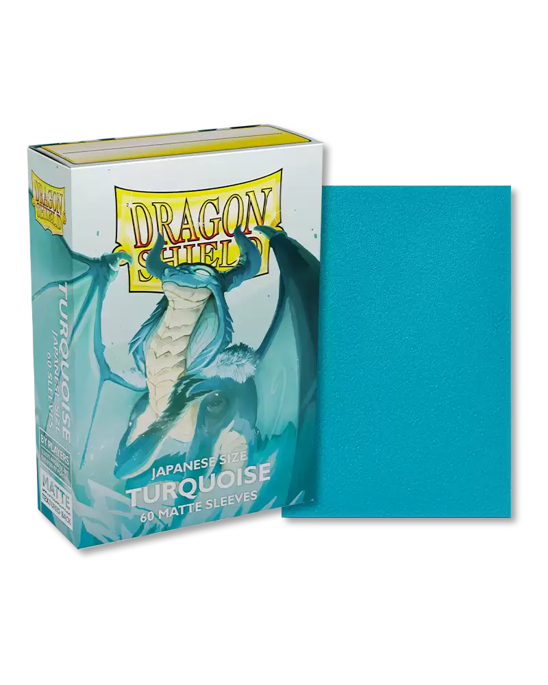 Dragon Shield Sleeve Brushed Art Sleeves - Matte Turquoise &quot;Yadolom&quot; (Japanese size)